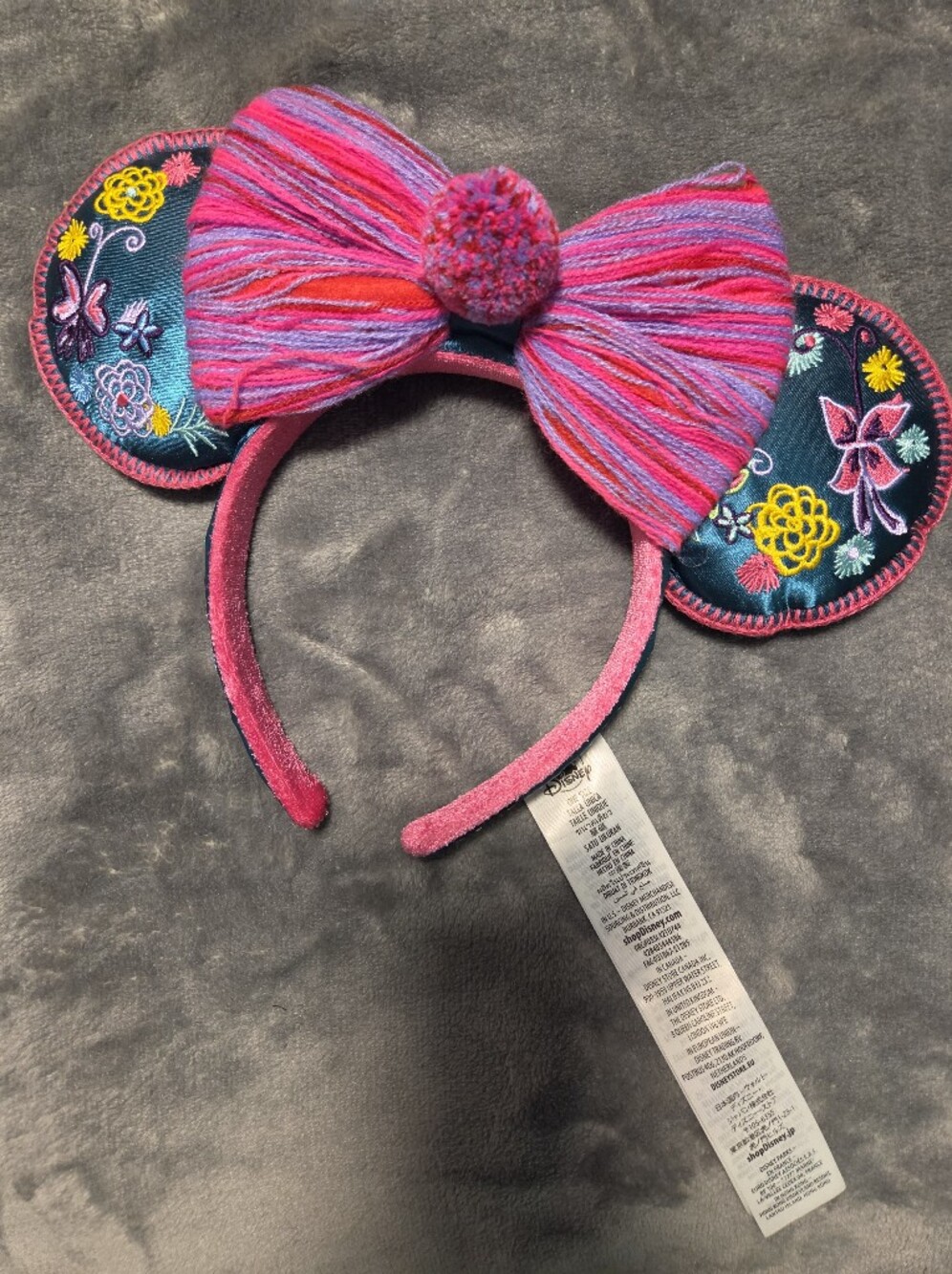 Disney Encanto Magic Awaits Embroidered Bow Minnie Ears Headband - Picture 3 of 6
